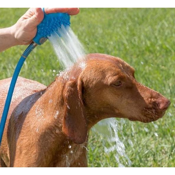 Silicone Pet Bathing Gloves With Shower Massage Brush