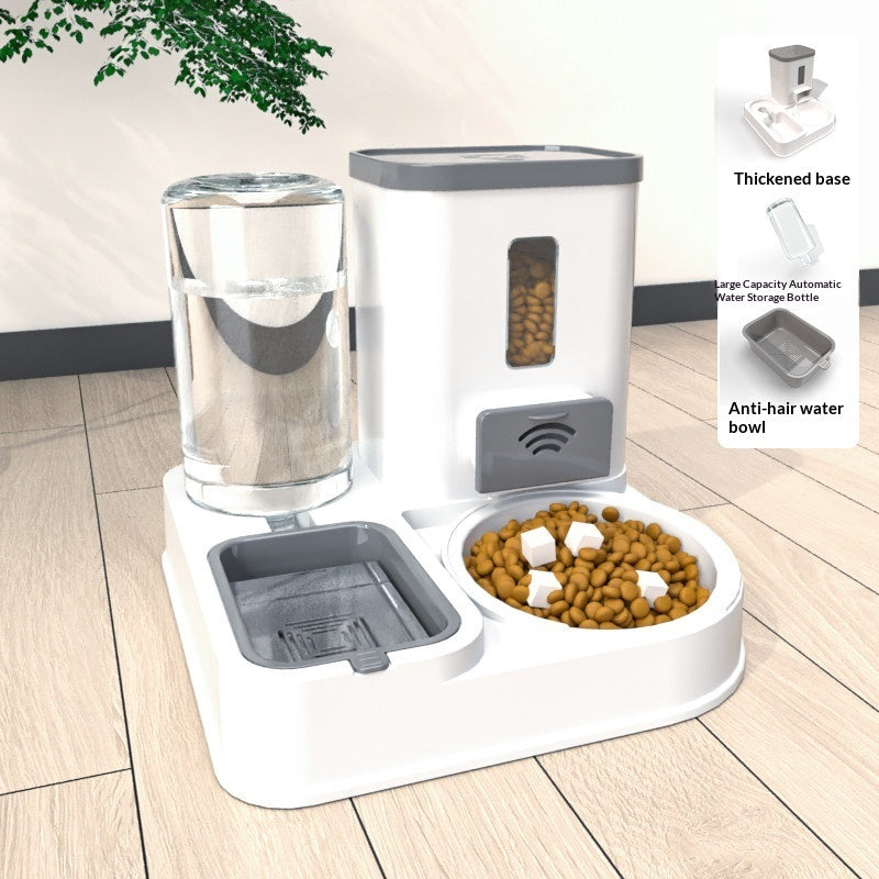 Pet Feeding And Drinking Bowl Station