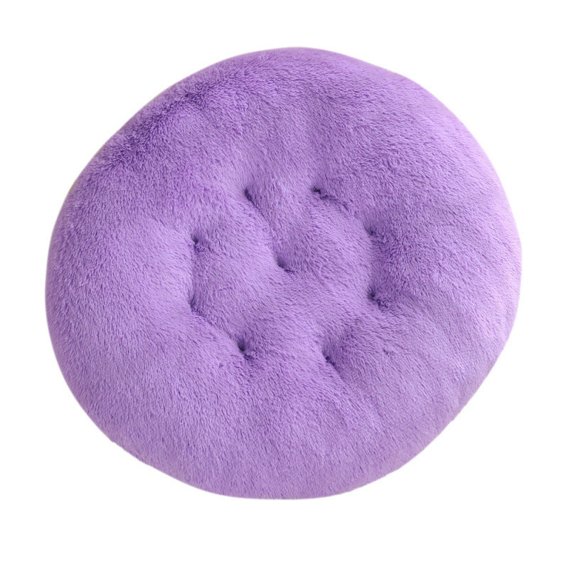 Plush Warm Round Pet Sleep Mat Bed