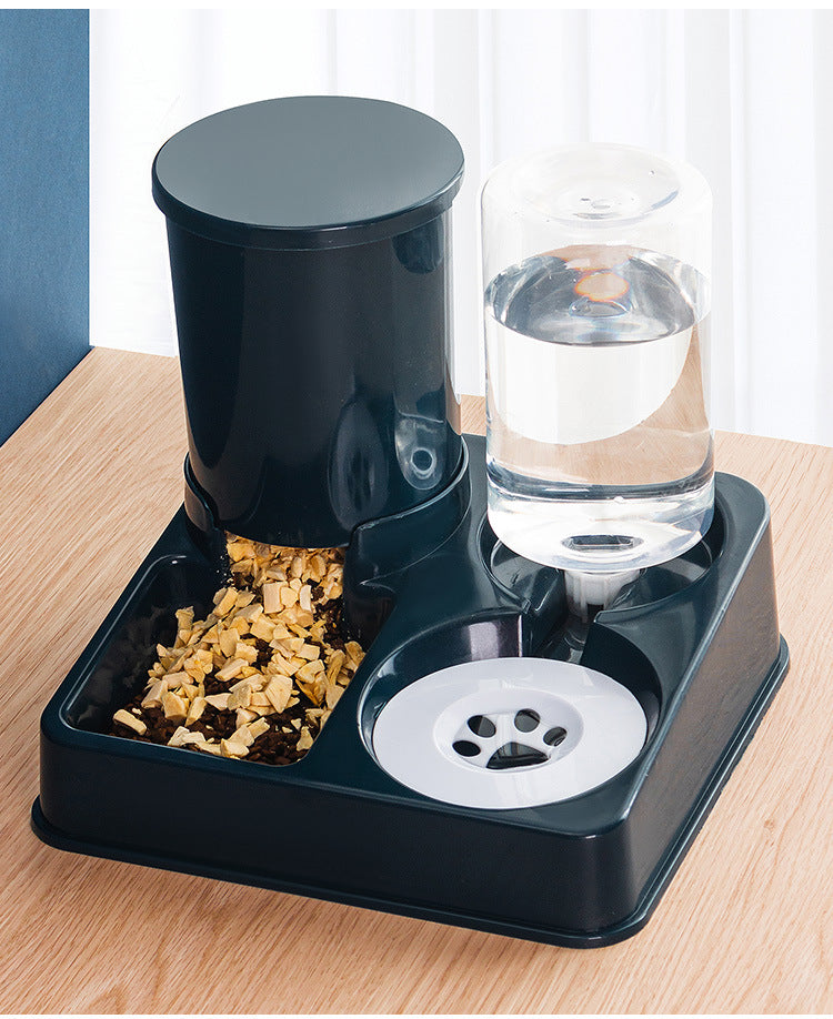 Automatic Pet Feeding Bowl Combined Food And Water Device