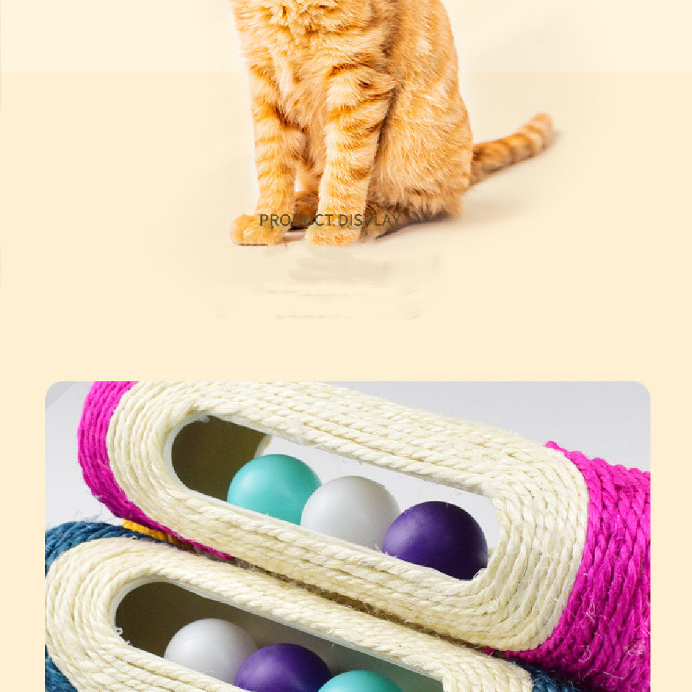 Three Tier Sisal Drum Scratching Toy