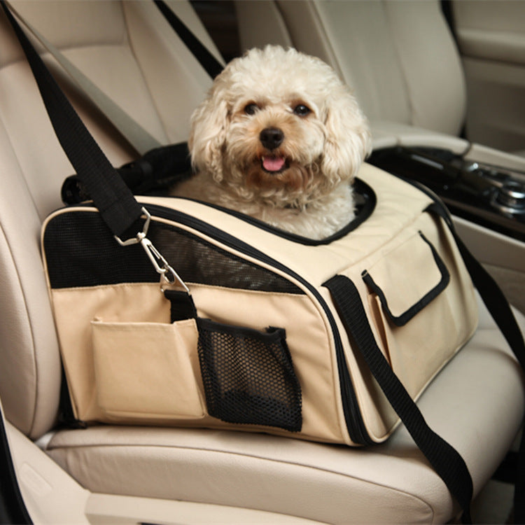 Folding Pet Car Seat Hammock Carrier Bag
