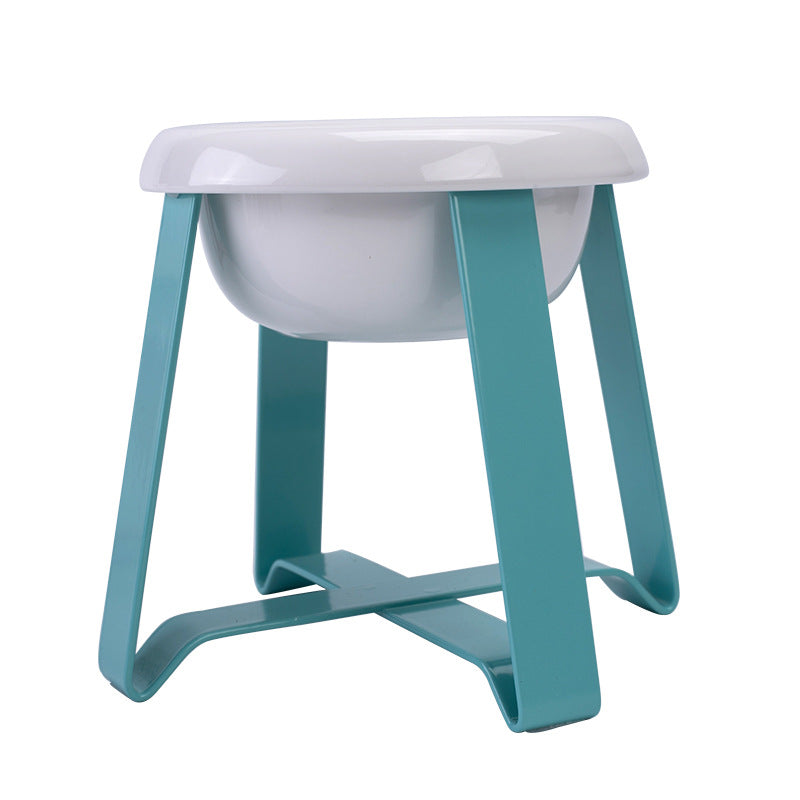 Antislip Pet Feeding Bowl With Iron Stand 2 In 1