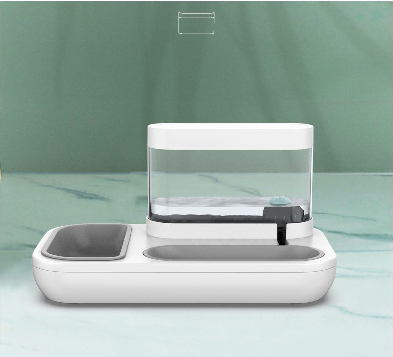 Pet Automatic Feeding And Water Fountain Bowl 1.5L Capacity