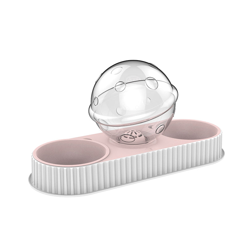 Plastic Automatic Pet Feeder And Water Drinking Bowl