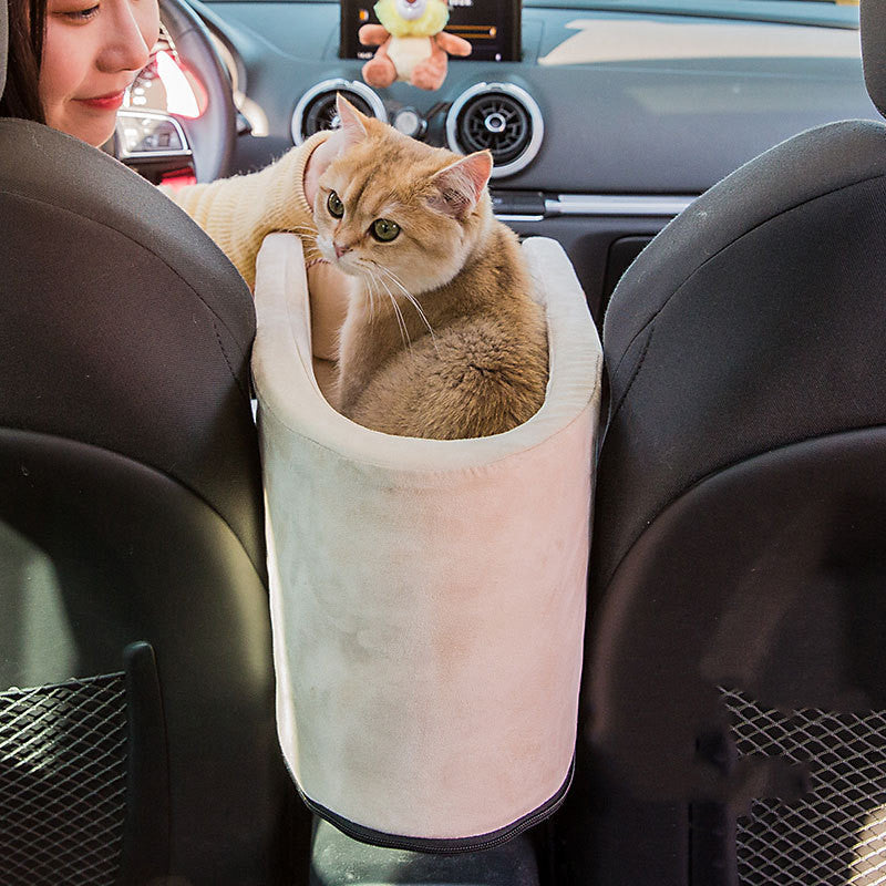 Car Safety Pet Seat Carrier For Travel And Transport