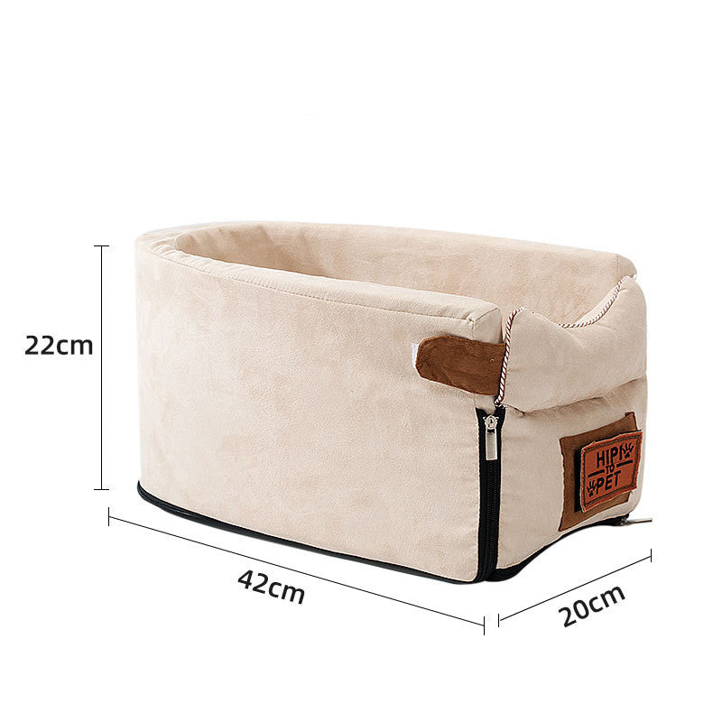 Car Safety Pet Seat Carrier For Travel And Transport