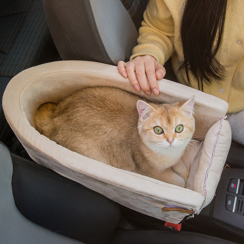 Car Safety Pet Seat Carrier For Travel And Transport
