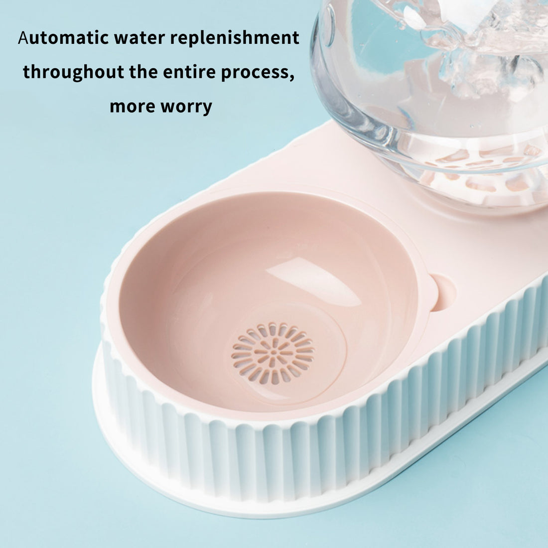 Plastic Automatic Pet Feeder And Water Drinking Bowl