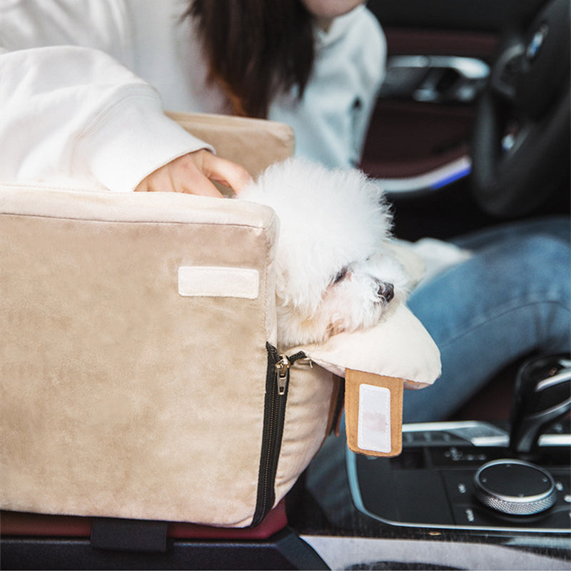 Car Safety Pet Seat Carrier For Travel And Transport