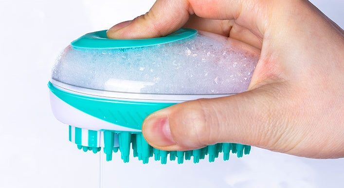 Automatic Liquid Dispensing Pet Bath Massage Comb