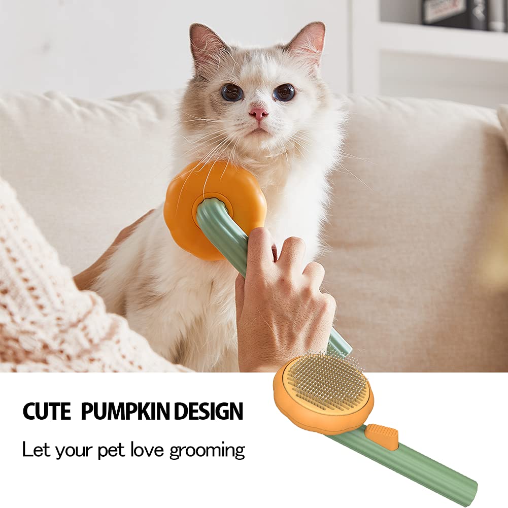 Pet Self Cleaning Slicker Grooming Brush Detangling Tool