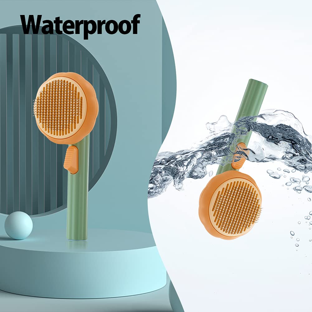 Pet Self Cleaning Slicker Grooming Brush Detangling Tool
