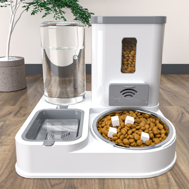Pet Feeding And Drinking Bowl Station