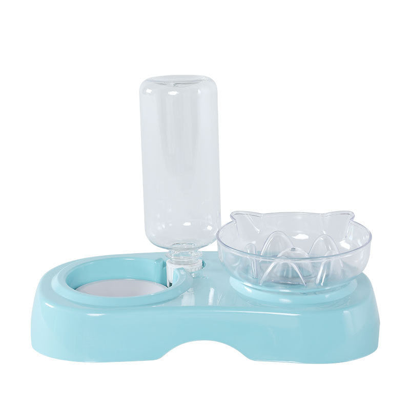 Transparent Plastic Pet Feeding And Drinking Bowl