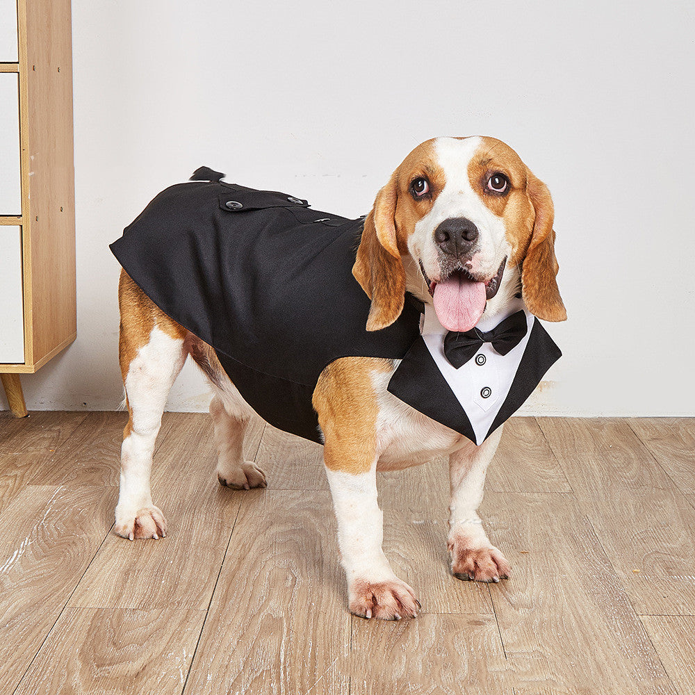 Pet Swallowtail Wedding Suit Jacket Clothing
