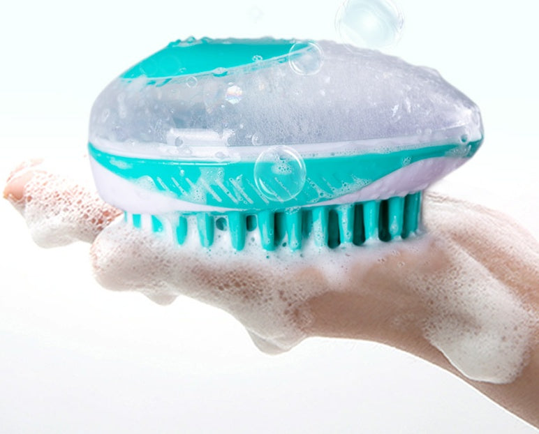 Automatic Liquid Dispensing Pet Bath Massage Comb
