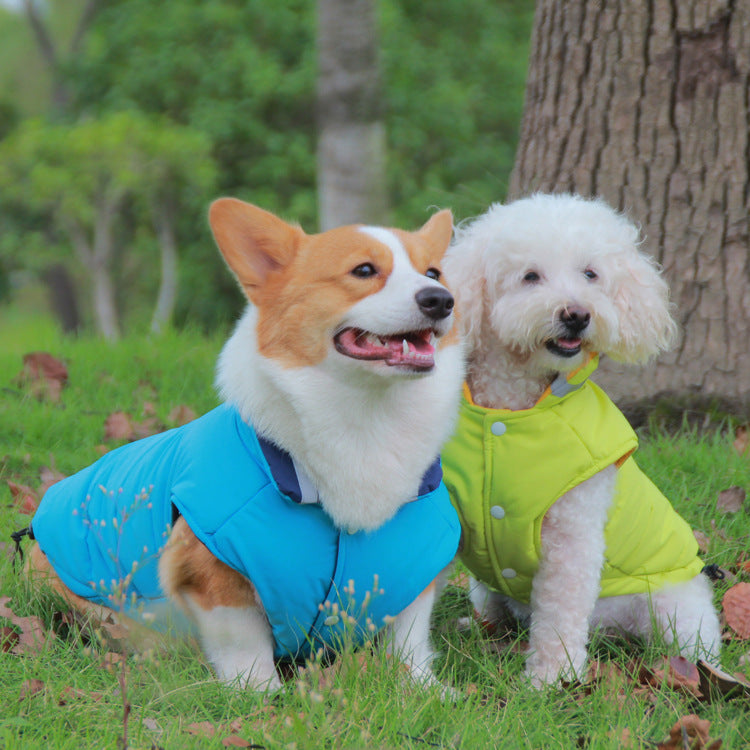 Pet Waterproof Reflective Outdoor Jacket Warm Thickened Coat