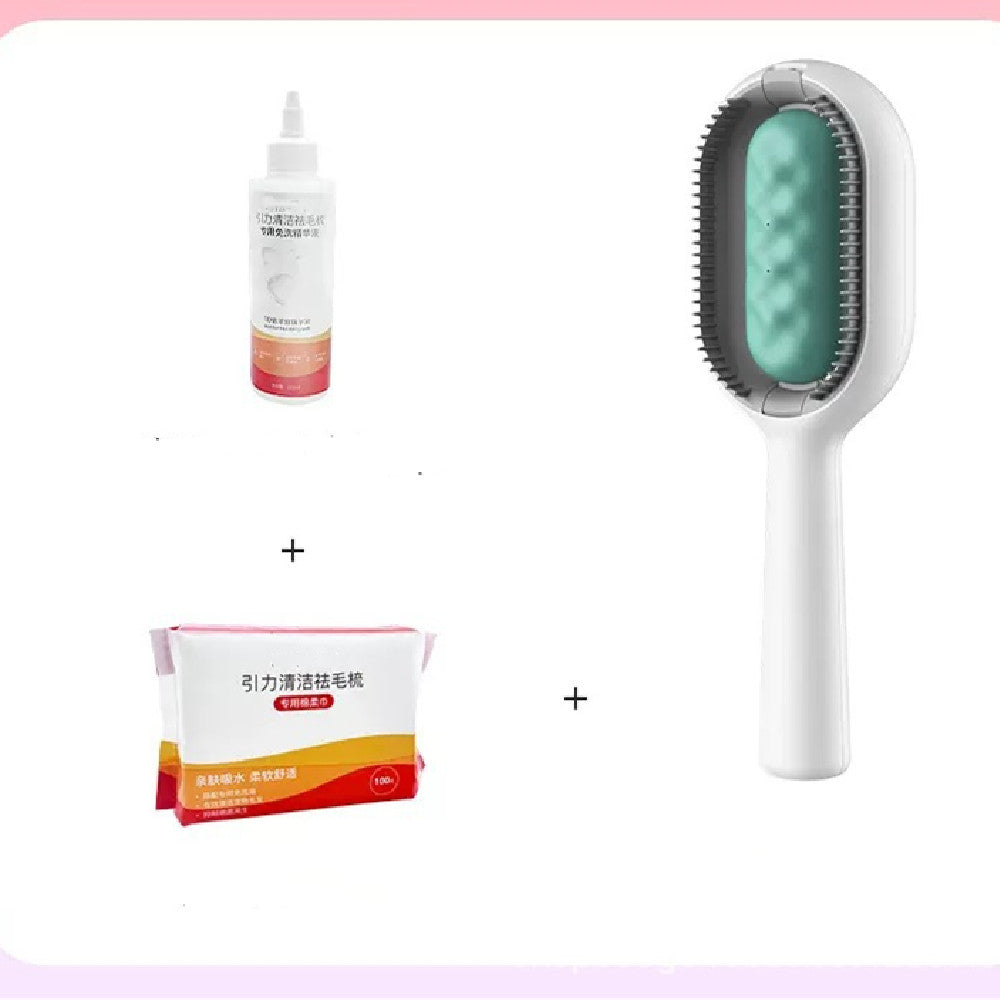 Pet Dematting Grooming Brush Floating Hair Removal Tool