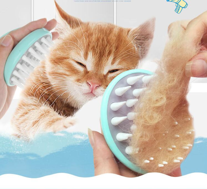 Pet Bath Massage Brush For Grooming And Cleaning