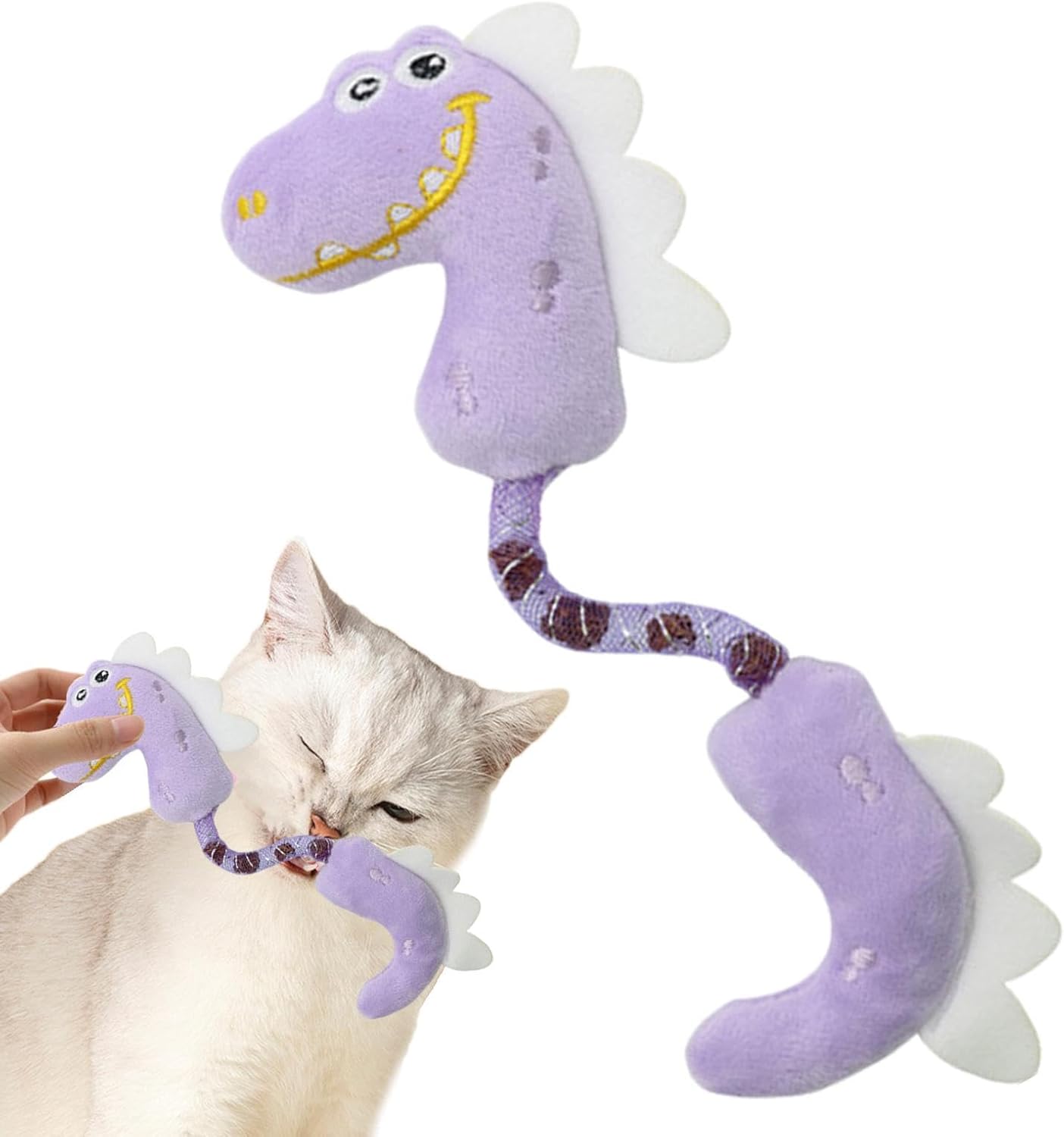 Interactive Pet Chew Toy Catnip Rope Teeth Cleaning Springs