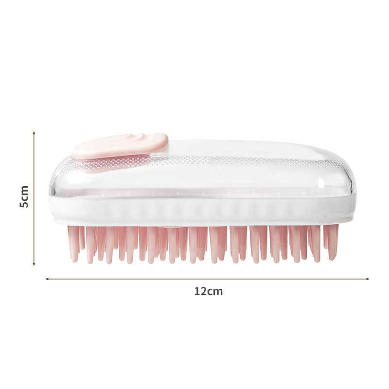 Silicone Pet Bath Massage And Cleaning Brush