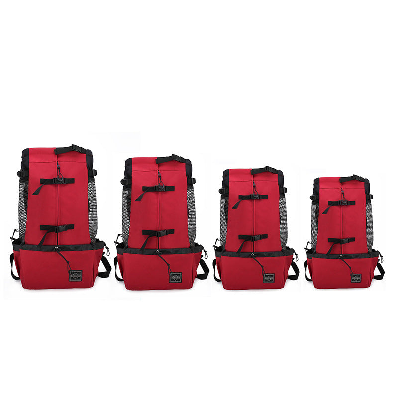 Double Shoulder Pet Backpack Carrier For Outdoor Travel