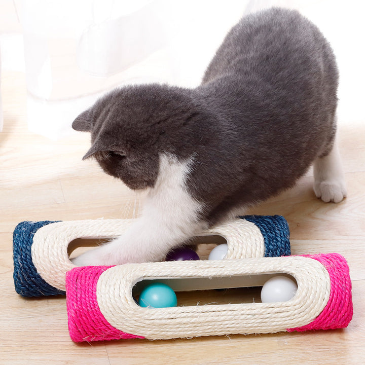 Three Tier Sisal Drum Scratching Toy