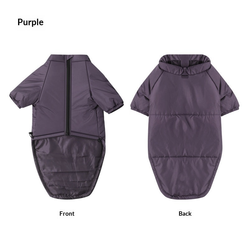 Cotton Two Leg Pet Jacket Warm Clothing