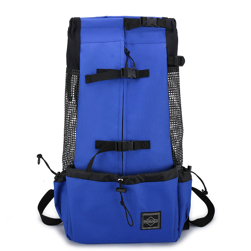 Double Shoulder Pet Backpack Carrier For Outdoor Travel