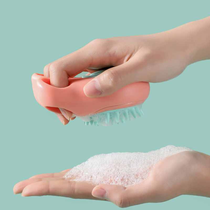 Pet Bath Massage Brush And Grooming Comb