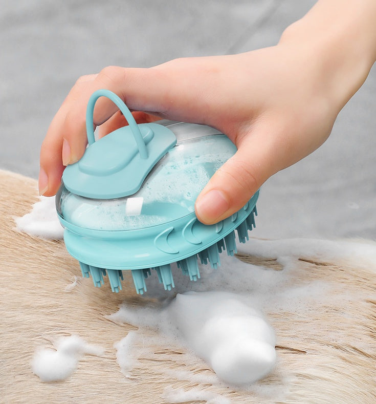 Pet Bath Massage Brush For Grooming And Cleaning