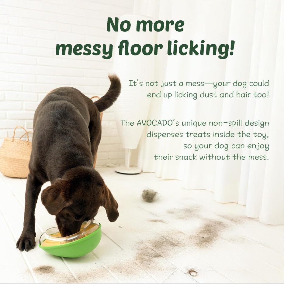 Avocado Shape Anti Tumble Pet Feeding Bowl