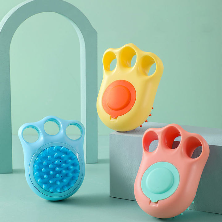 Pet Bath Massage Brush And Grooming Comb