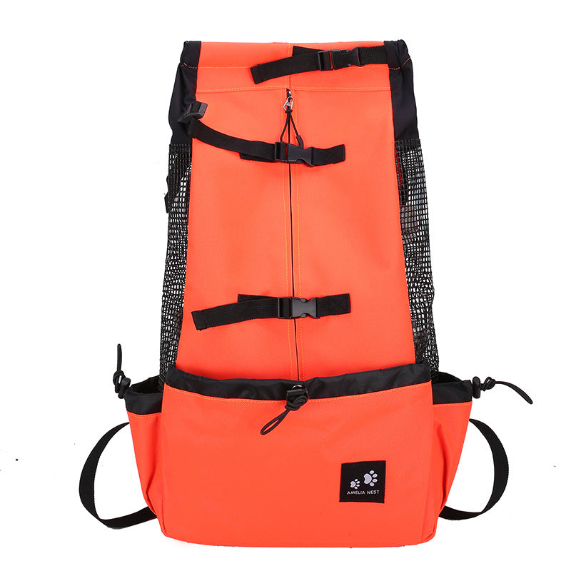 Double Shoulder Pet Backpack Carrier For Outdoor Travel