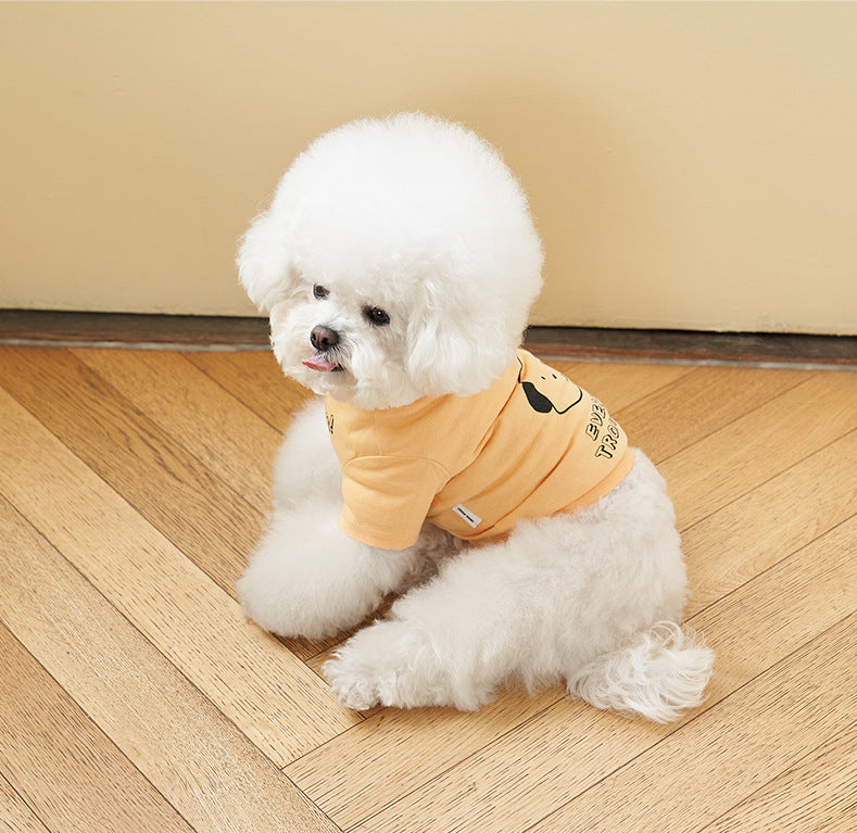 Korean Style Cotton Short Sleeve Pet T-Shirt Apparel