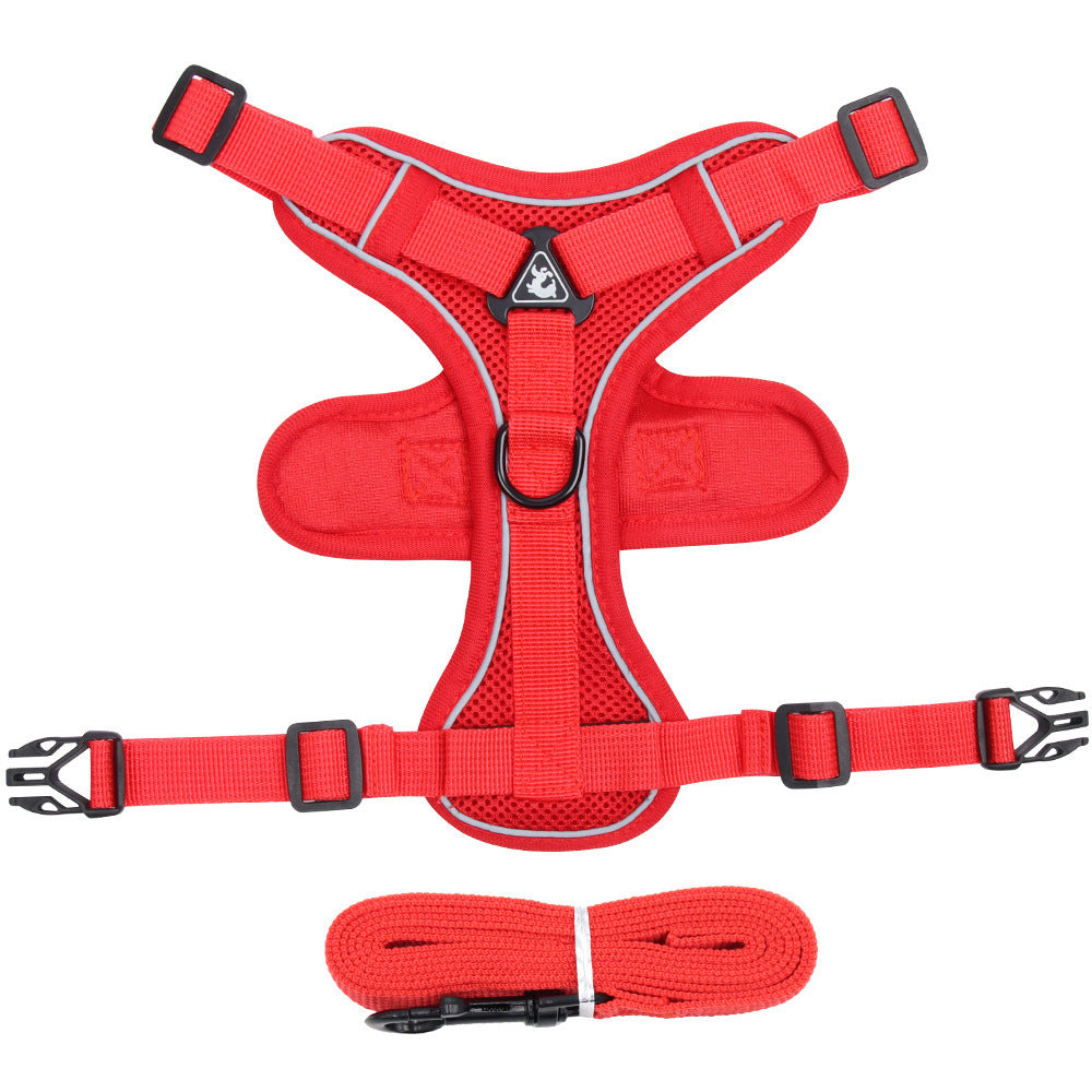 Pet Vest Harness With Chest Strap And Leash