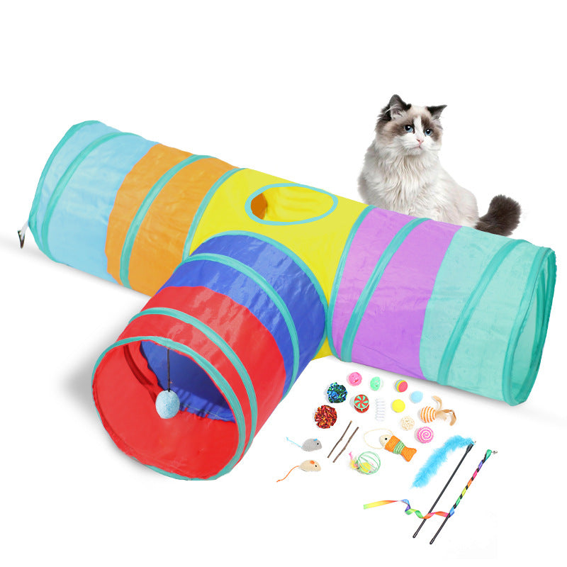 New Foldable Pet Tunnel Climbing Path Toy