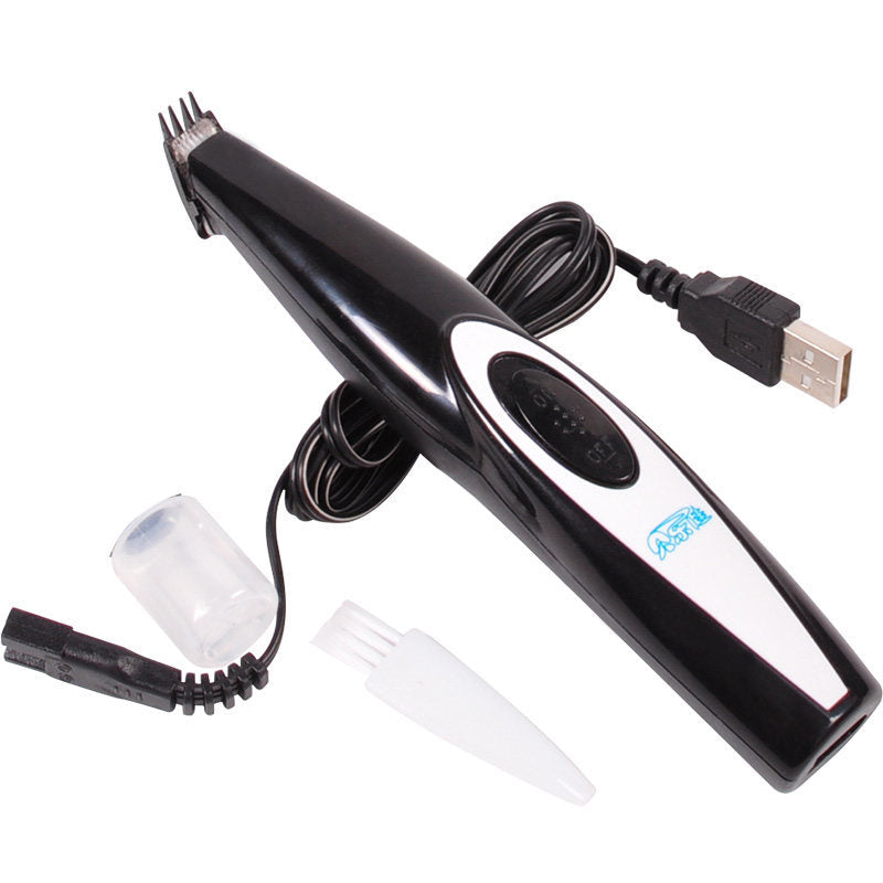 Pet Nail And Hair Trimmer Grooming Tool USB Rechargeable Clipper