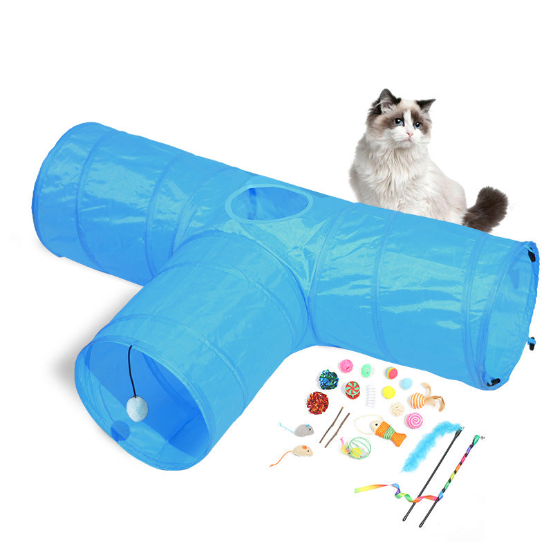 New Foldable Pet Tunnel Climbing Path Toy