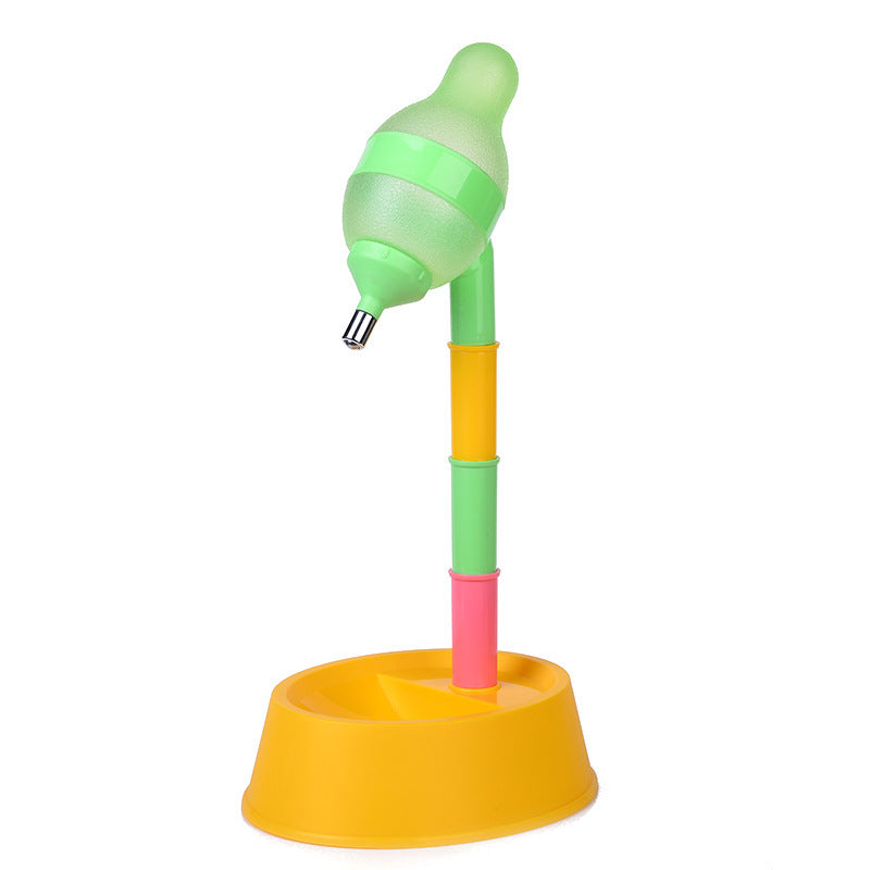 Automatic Pet Water Dispenser With Adjustable Height Feeder Bowl