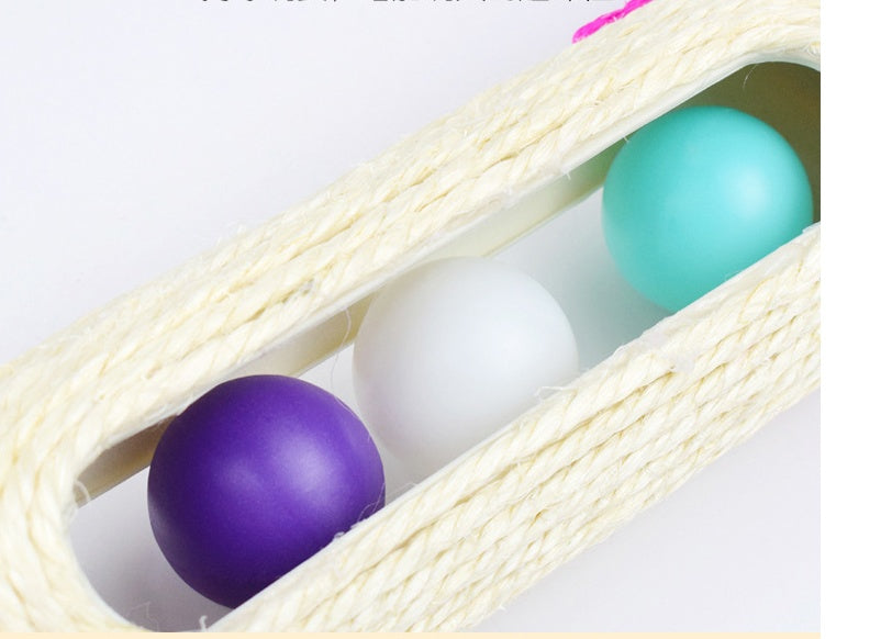 Three Tier Sisal Drum Scratching Toy