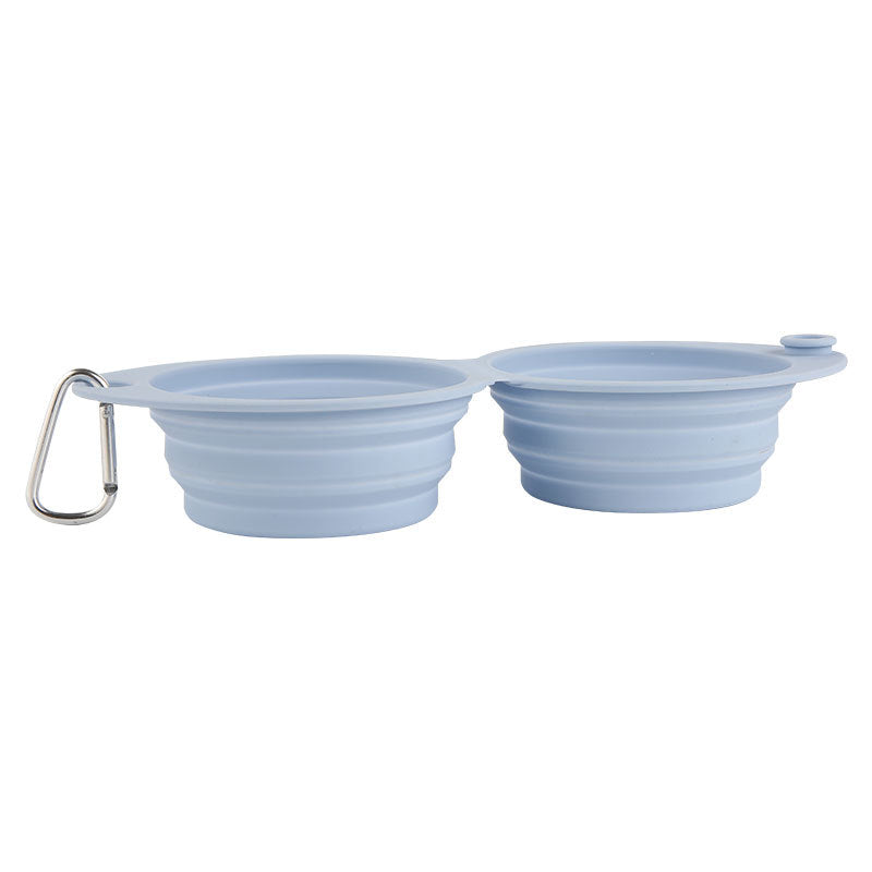 Pet Foldable Silicone Portable Feeding Bowl Outdoor
