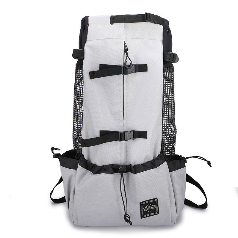 Double Shoulder Pet Backpack Carrier For Outdoor Travel