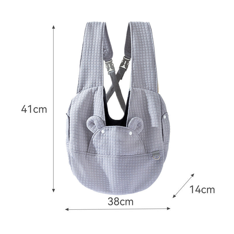 Breathable Pet Backpack Carrier Chest Design For Travel