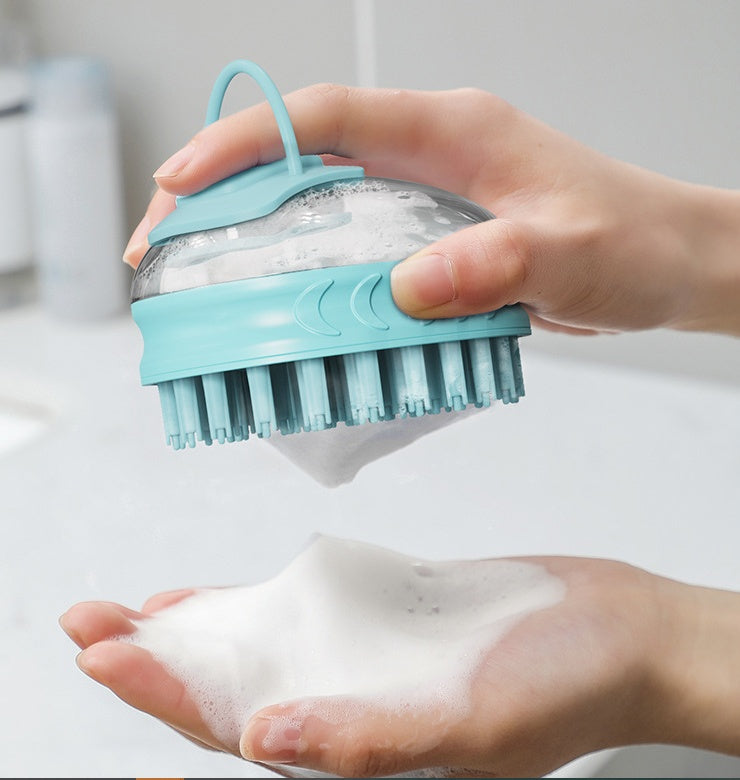Pet Bath Massage Brush For Grooming And Cleaning