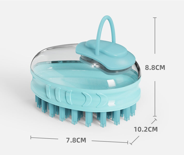 Pet Bath Massage Brush For Grooming And Cleaning