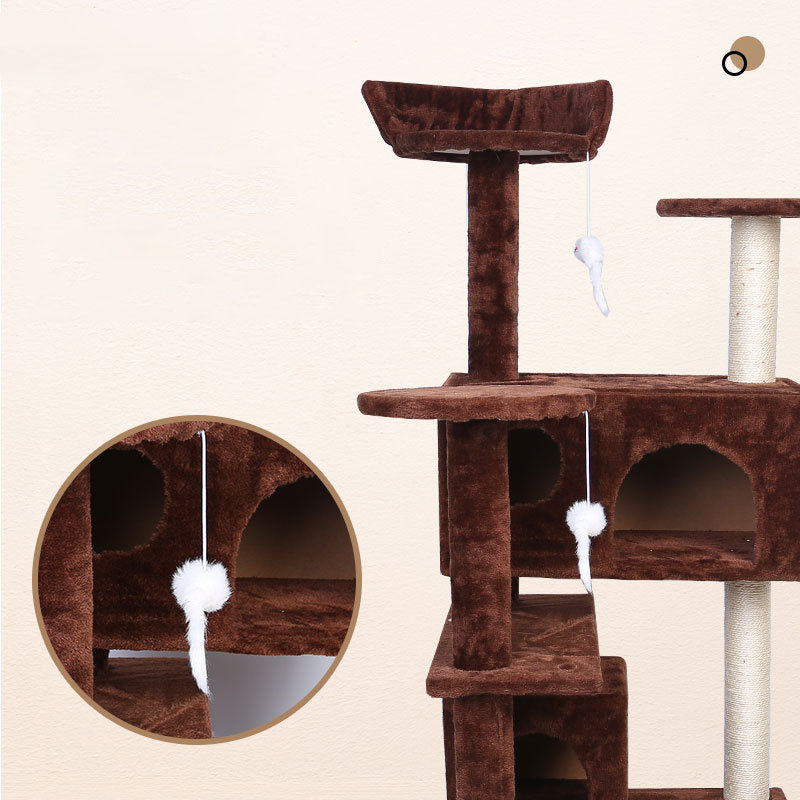Luxury Villa Climbing Frame Interactive Pet Toy