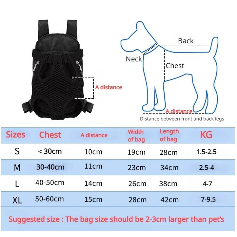 Breathable Pet Backpack Carrier For Small Pets Hiking Travel