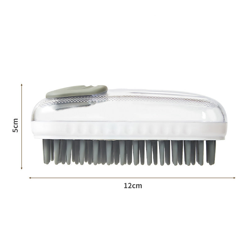 Silicone Pet Bath Massage And Cleaning Brush